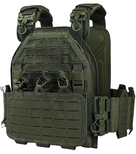 Amazon.com : Camo Tactical Outdoor Carrier Vest (Army Green